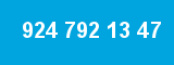 924 792 13 47 924 792 13 47